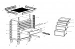 USAG 519 RS6/4V Type 1 Roller Cabinet Spare Parts